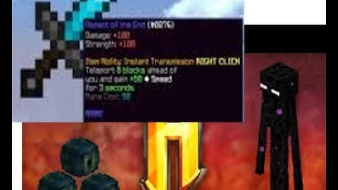 How to one shot a zeolots with THE ASPECT OF THE END (HYPIXEL SKYBLOCKS)