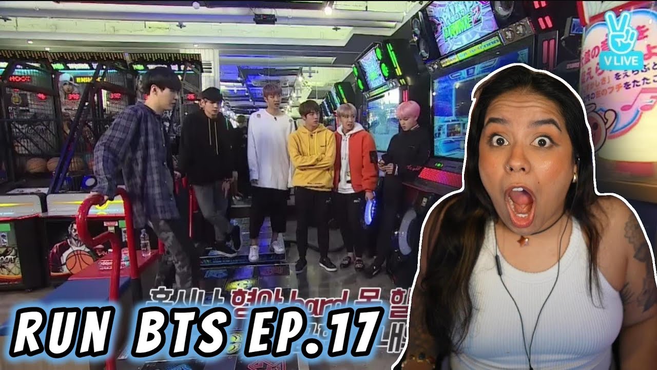 Run BTS 17 'ARCADE OLYMPICS' | first time REACTION!