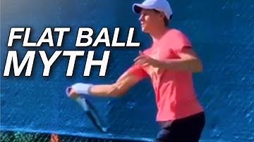 Flat vs Topspin | Sinner’s Groundstrokes Are Not Flat But…