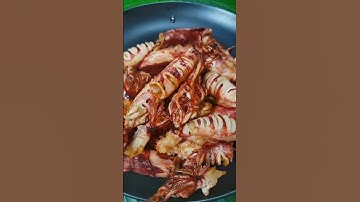 Mực trứng chiên nước mắm - Món ngon dân dã (Fried egg squid with fish sauce)!