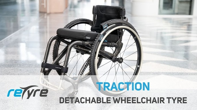 reTyre Traction Wheelchair Tire Covers for Snow & Rain