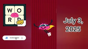 WordBrain Brainy’s Clue Hunt Event July 3, 2025 - All Parts | Full Gameplay & Solutions