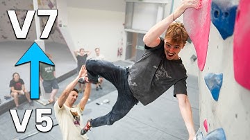 8c Climber Takes V5 Climber to V7 in One Session