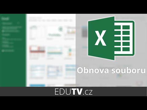 Obnova neuloženého souboru v Office | EduTV