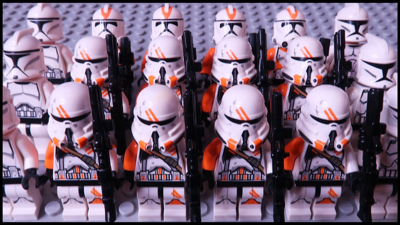 STAR WARS Lot Of 5 Custom 212th Clone Trooper Minifigure FREE US SHIPPING 