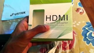 GE HDMI to VGA Adapter, 26449 HDMI TO VGA ADAPTER (WORKS ON PS4)