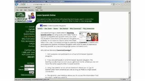 ConversaConmigo Tutorial - Logging in and going to class