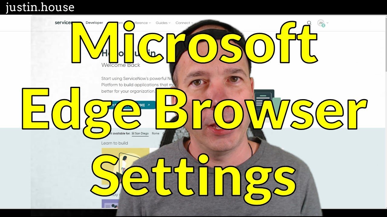 Microsoft Edge Browser Settings
