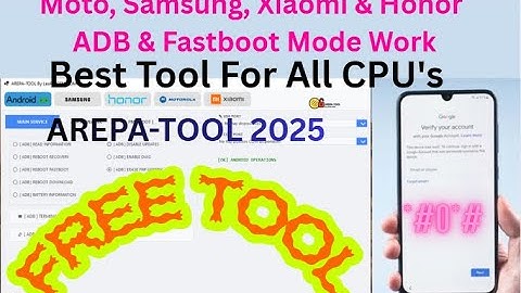 NEW UPDATE FRP TOOL 2025 🆓 Support ✅ Moto, Samsung, Realme, Xiaomi & Honor  FRP ENABLE ADB TOOL 2025