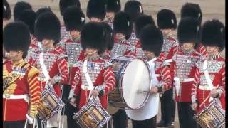 Guards Drum Corps at Beating Retreat 2014