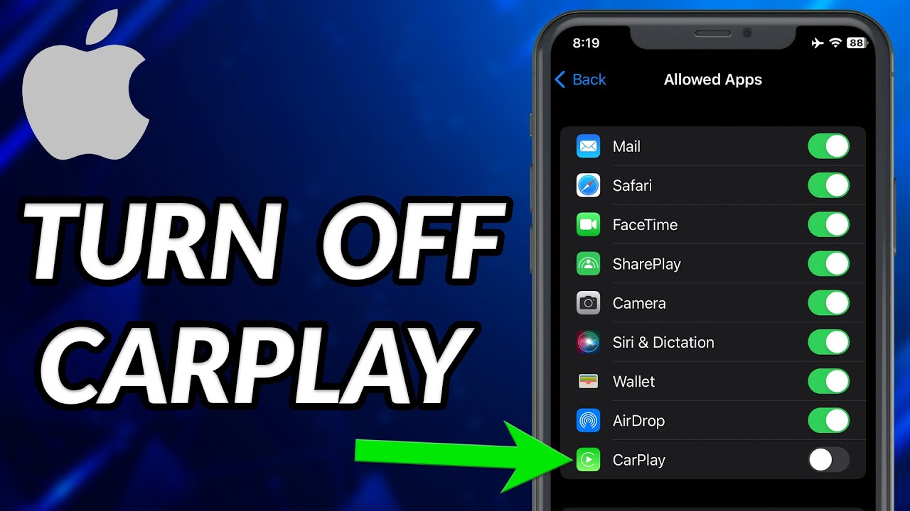 How to Disable CarPlay on iPhone