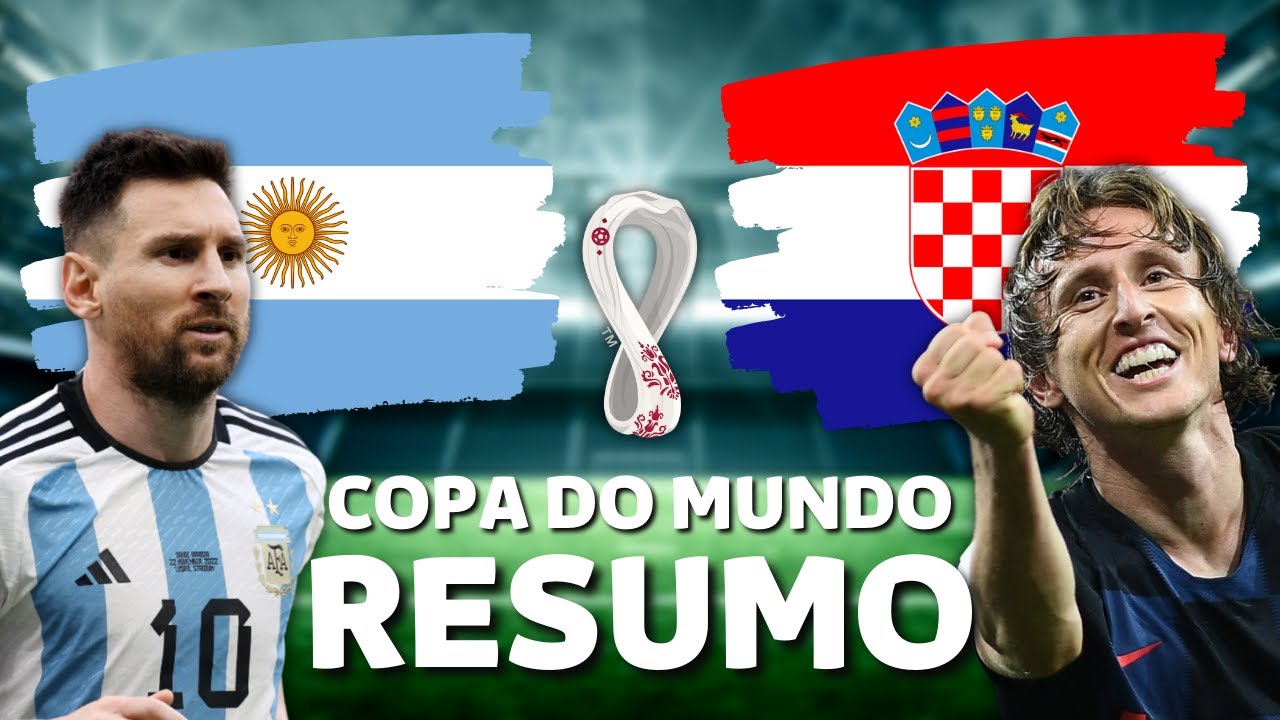 Argentina 3 x 0 Croácia 🏆 Copa do Mundo Catar 2022 ⚽ melhores