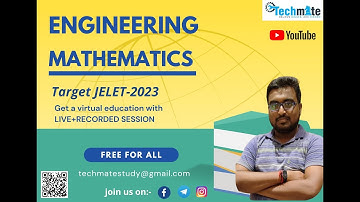 Lecture-22 II Engineering Mathematics II Introduction Of Vector Algebra II JELET-2023