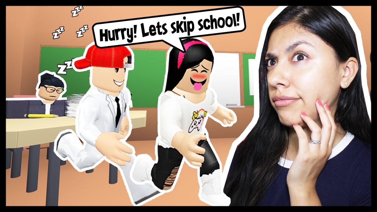 SNEAKING OUT OF SCHOOL WITH MY BOYFRIEND! - Roblox - Escape School Obby ...