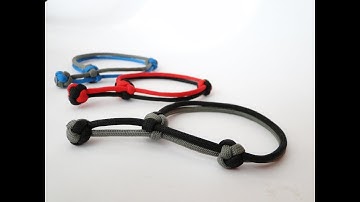 How to Make a Diamond Sliding Knot Paracord Friendship Bracelet Tutorial