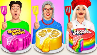 Me vs Grandma Cooking Challenge | Cake Decorating Funny Situations by MEGA GAME