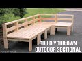 Outdoor Wood Sectional Sofa Plans Outdoor Wood Sectional Sofa Plans