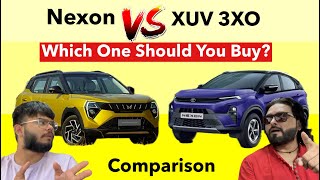 NEXON Vs XUV 3XO 🔥 इनमे Confused हो तो ये देखलो 🫵🏻 Which one should you buy?