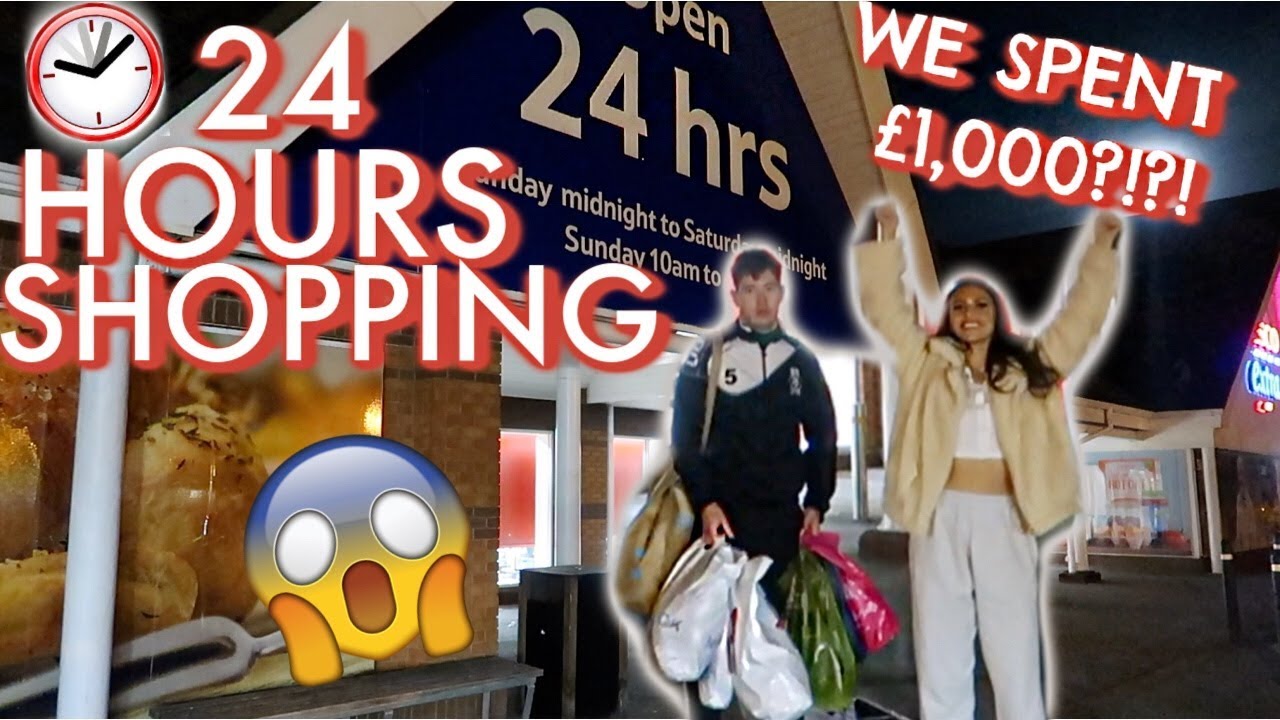 24 HOURS SHOPPING I SPENT 1 000 24 HOUR CHALLENGE YouTube 24 HOURS SHOPPING I SPENT 1 000 24 HOUR CHALLENGE YouTube
