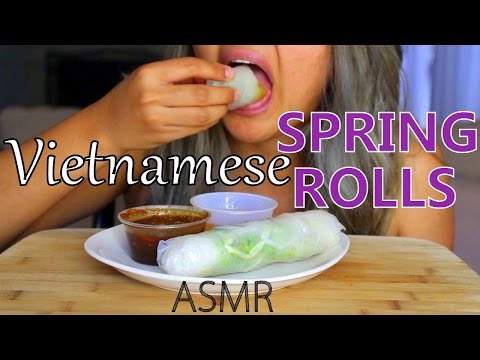 Video ASMR: Vietnamese Spring Rolls Gỏi cuốn *eating sounds*... - youtube