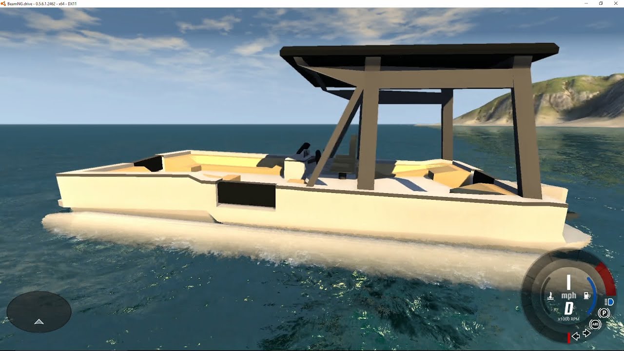 BeamNG.Drive Mods - Working Pontoon Boat!?!?!? - YouTube