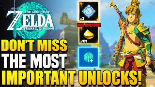 Don't Miss These Amazing Early Unlocks in Tears of the Kingdom | Legend of Zelda Tips & Tricks