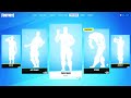 Fortnite least used battle pass emotes