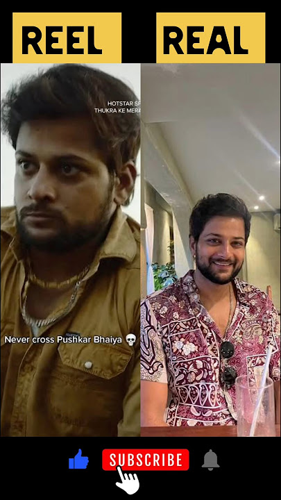 Reel vs real cast name thukra ke mera pyar web series#thukrakmerapyar #shorts#ytshorts #kuldeep#love