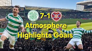 CELTIC DESTROY HEARTS 7-1! UNREAL ATMOSPHERE & GOALS HIGHLIGHTS 🤯🔥