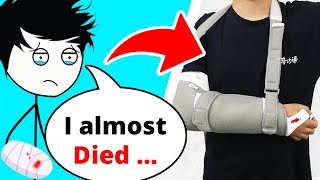 I Survived an ACCIDENT😥😥 (BROKE MY ARM)