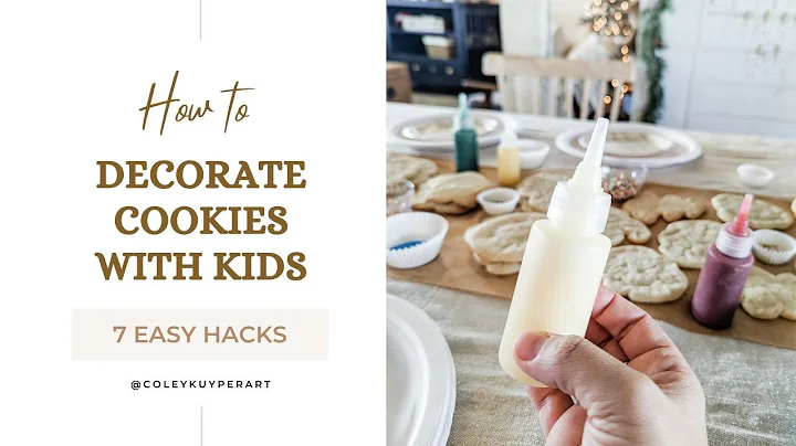 How To Decorate Cookies With Kids | 7 Easy Hacks to SAVE YOU TIME, STRESS & MONEY | At My Table