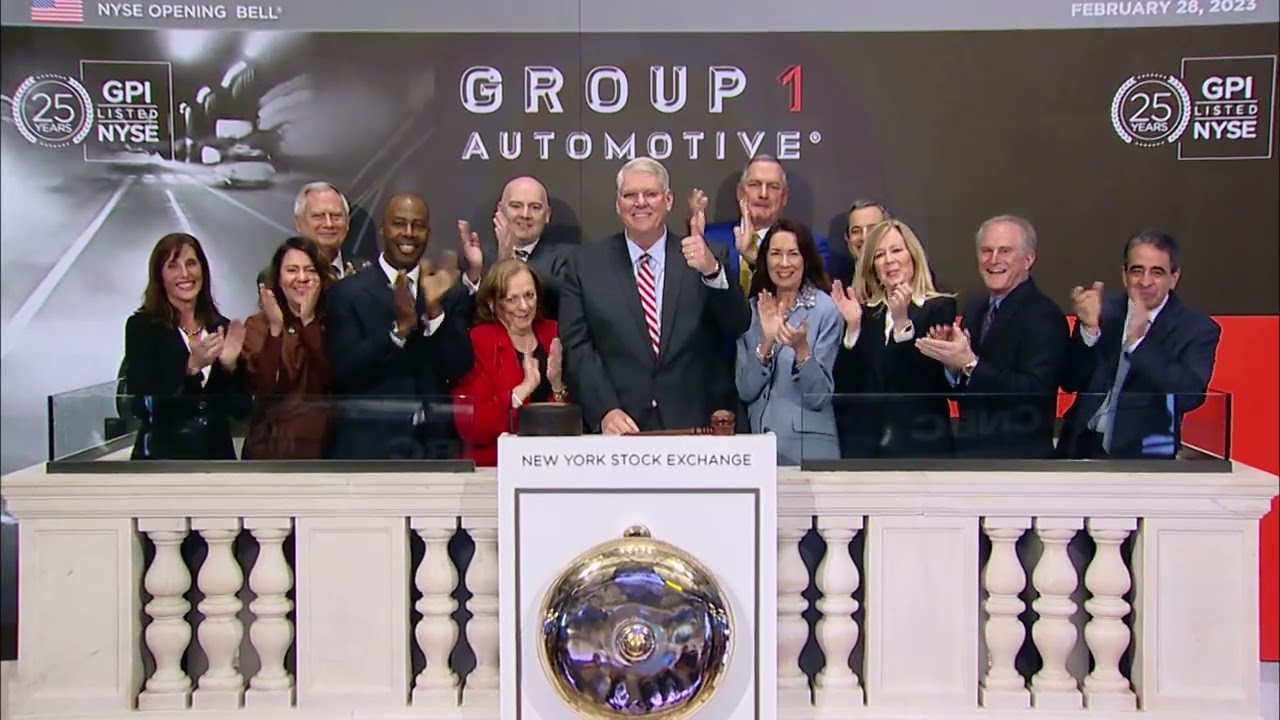 Group 1 Automotive Opening Bell at NYSE to commemorate 25 years