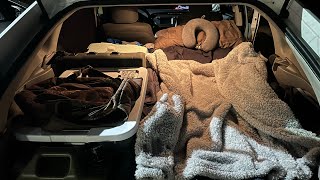 Living out my prius + cooking + sleeping setup