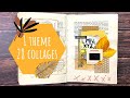 1 Theme - 28 Collages: A Flip Through of My Altered Book Collage Journal