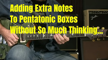 [Live] Blues Scales/Lead Guitar Lesson - Adding Notes To The Pentatonic Scale Without Thinking