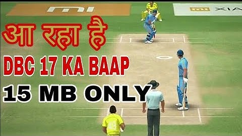 😍Dbc 17 ka baap//new hd graphics cricket game//trailer is launched//must watch