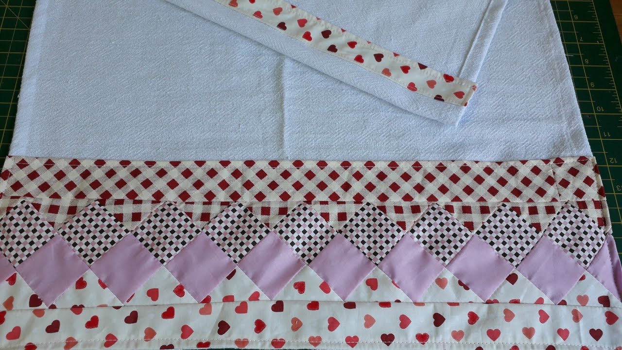 Barrado pano de prato, aproveitamento retalhos,passo a passo