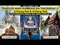 Exploramos os Templos Mais Loucos do NORTE da Tailândia 🇹🇭 Chiang Mai &amp; Chiang Rai