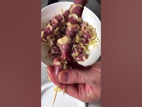 Куриные сердечки по спец.рецепту - YouTube