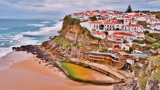 Beautiful beaches in Portugal 'Azenha do Mar' Beach near Lisbon#travel #portugal