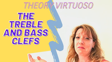 1b) THE TREBLE AND BASS CLEFS [BEGINNER] tutorial | ONLINE MUSIC THEORY 2021| #ABRSM and #Trinity