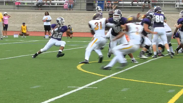 Britt run Bishop McNamara/Mount St. Joseph footbal...