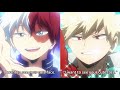"I want to see your cute face" Todoroki & Bakugo imitating Illusion | Boku no Hero Academia S4 Ep 17
