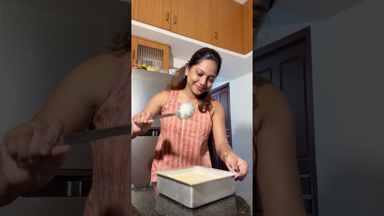 Bread pudding 🍮 #youtubeshorts #grwm #cooking #makeup #amrithashaji #food #unboxing