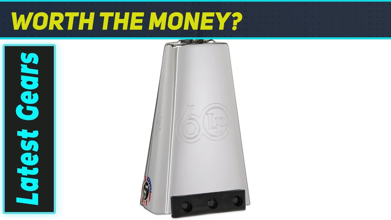 LP60 Rock Ridge Rider Cowbell: The Ultimate 8-inch Chrome Percussion Powerhouse!