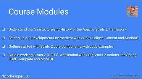 1. Course Introduction - Getting Started with Struts 2, Spring JDBC, MariaDB and Eclipse