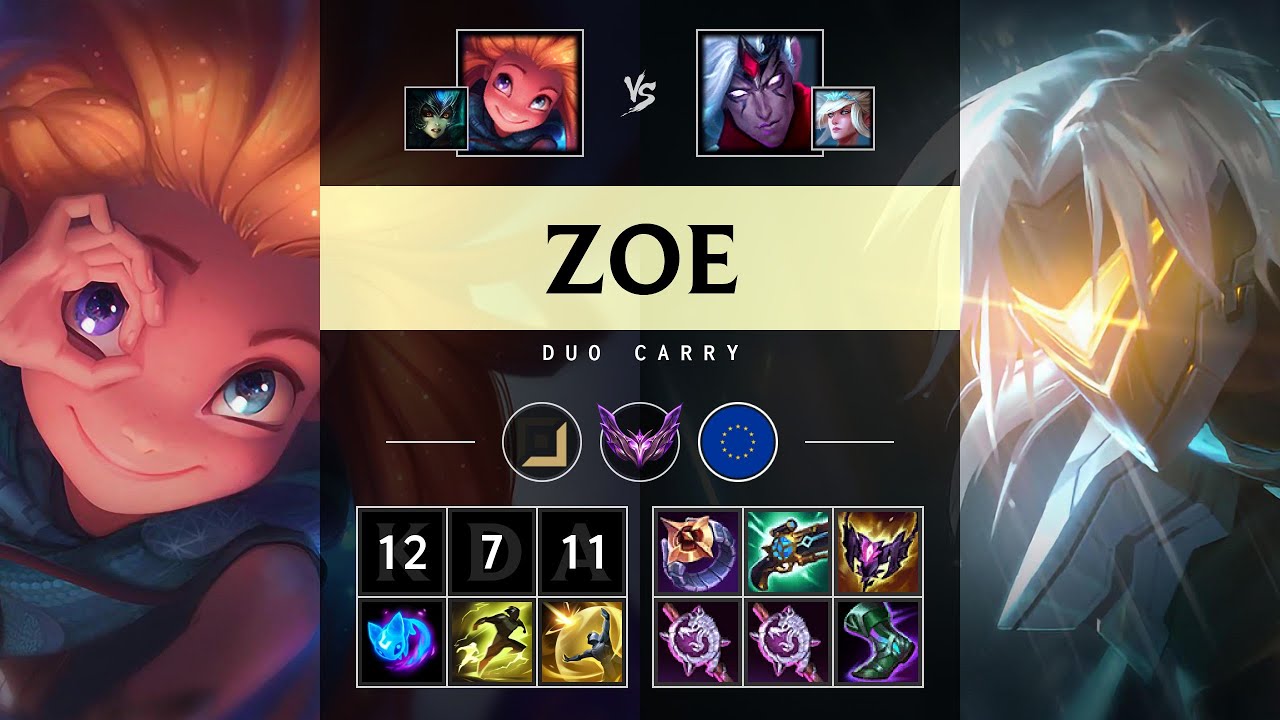 Zoe Carry vs Varus - EUW Master Patch 25.16