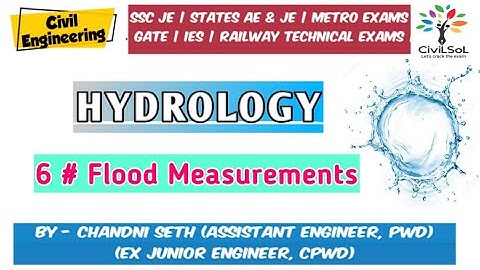 Hydrology # 6| Flood measurements| Civil Engineering | #CiviLSoL