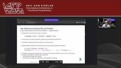 HIW 2021 - Haskell reinterpreted – large-scale real-world experience with the Mu compiler
