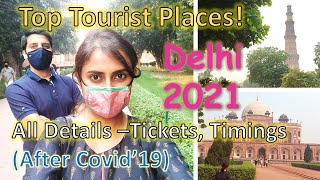 Top Tourist Places in Delhi | Delhi and Gurgaon Trip | Delhi After Covid Lockdown | Aalsee Riders